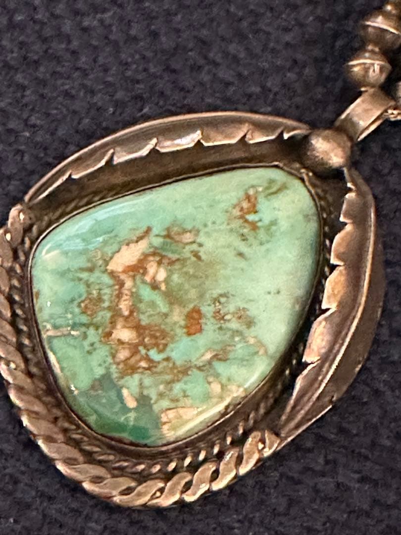 ビンテージ　ナバホ ターコイズ　ペンダント