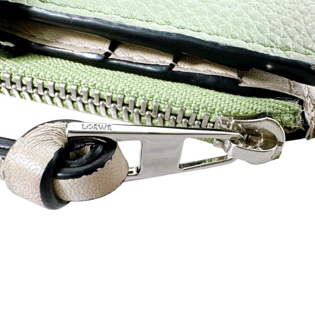 LOEWE ロエベ アナグラム 二つ折り財布 L字ファスナー 小銭入れ付き