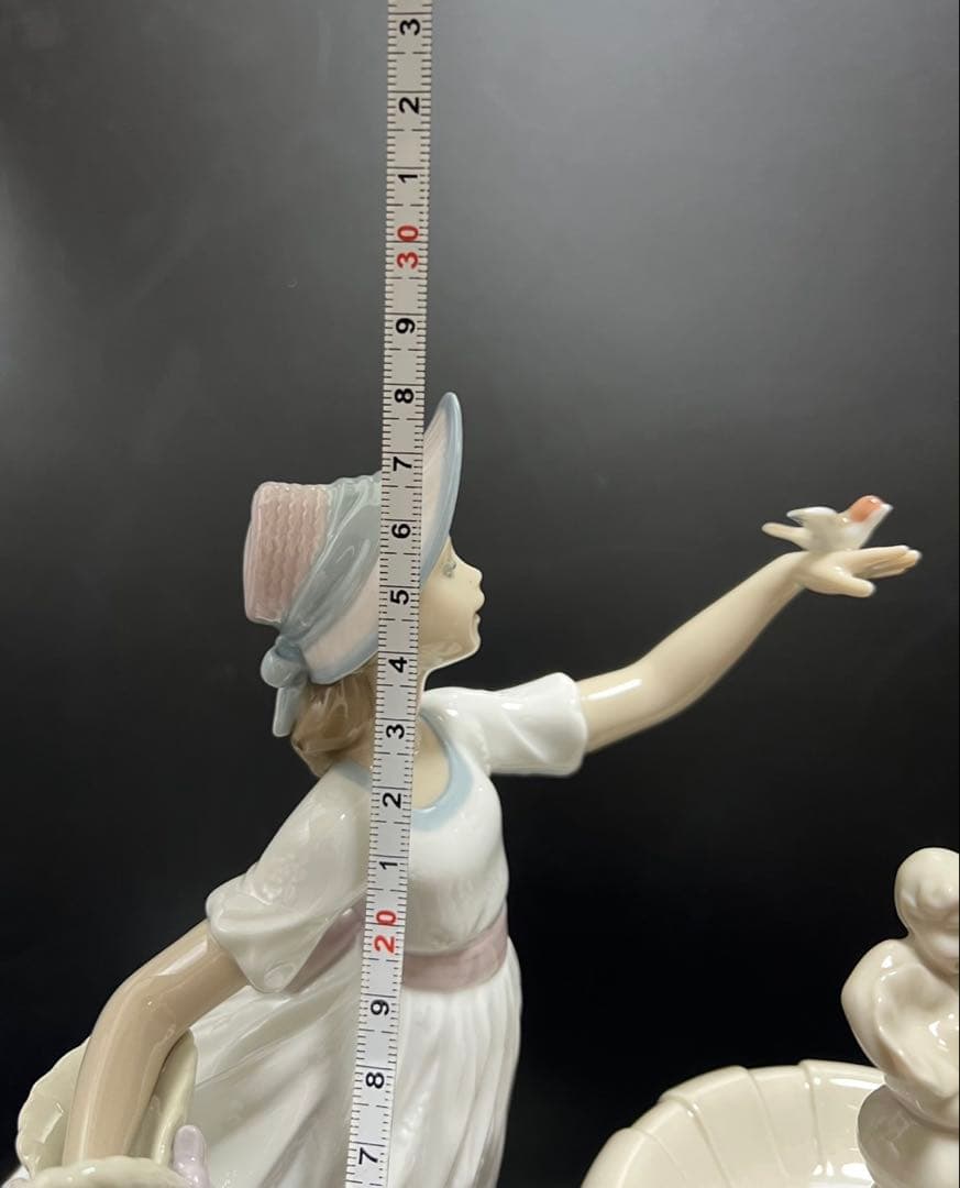 【極美品！】 LLADRO リヤドロ 春を告げる小鳥たち 陶器インテリア　希少