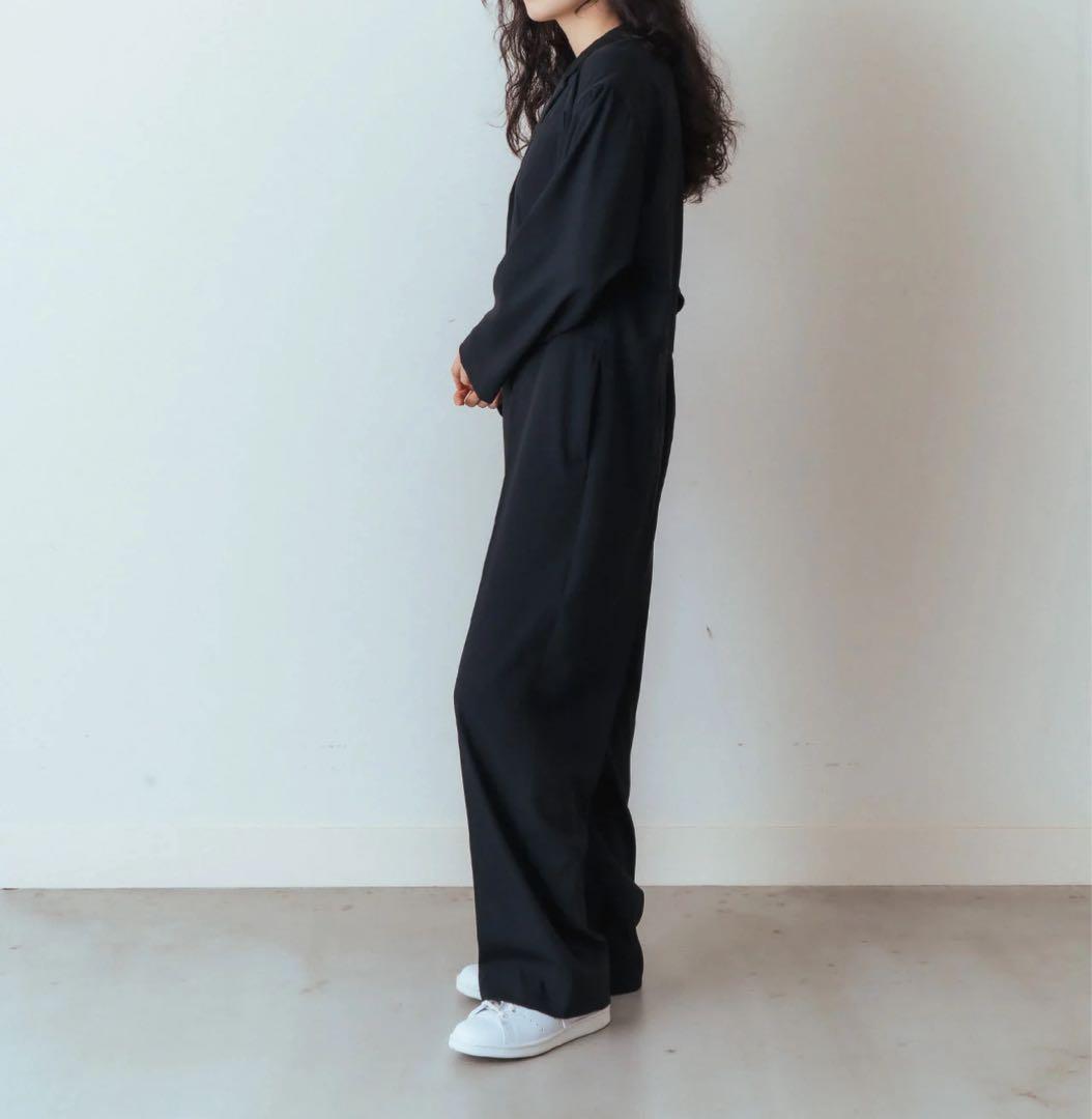 THE SHINZONE オールインワン　ネイビー　半袖　Free サンプル品1