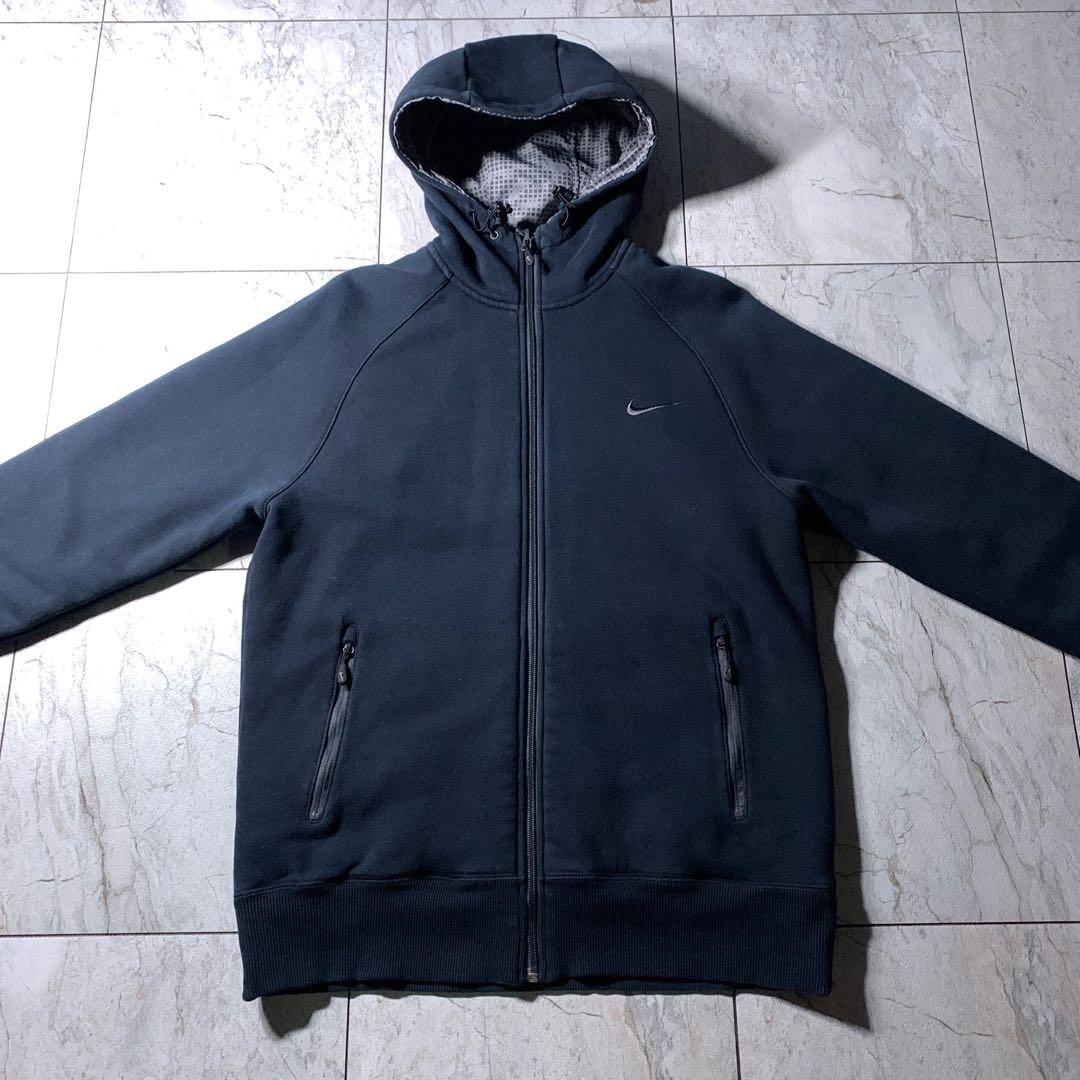 00s〜 NIKE リバーシブル ジップパーカー シェルジャケット デジカモ
