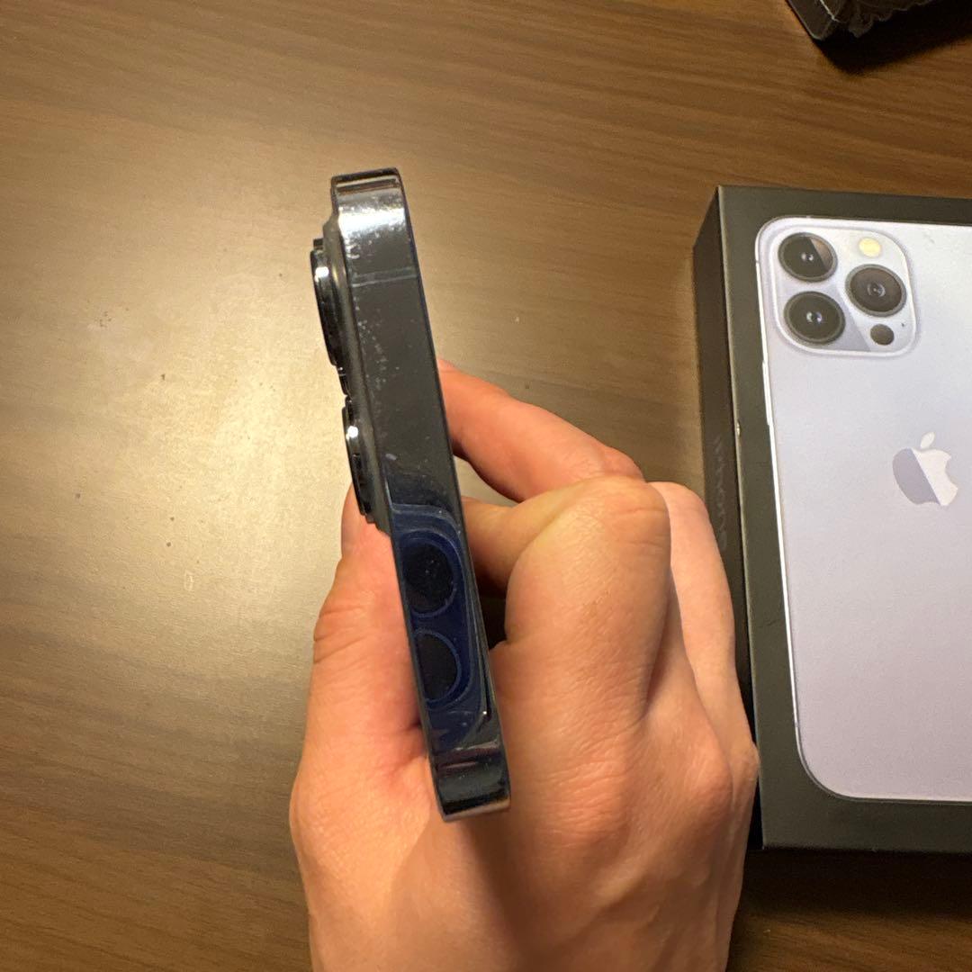 iPhone 13 Pro シエラブルー 128GB 画面右上割れあり