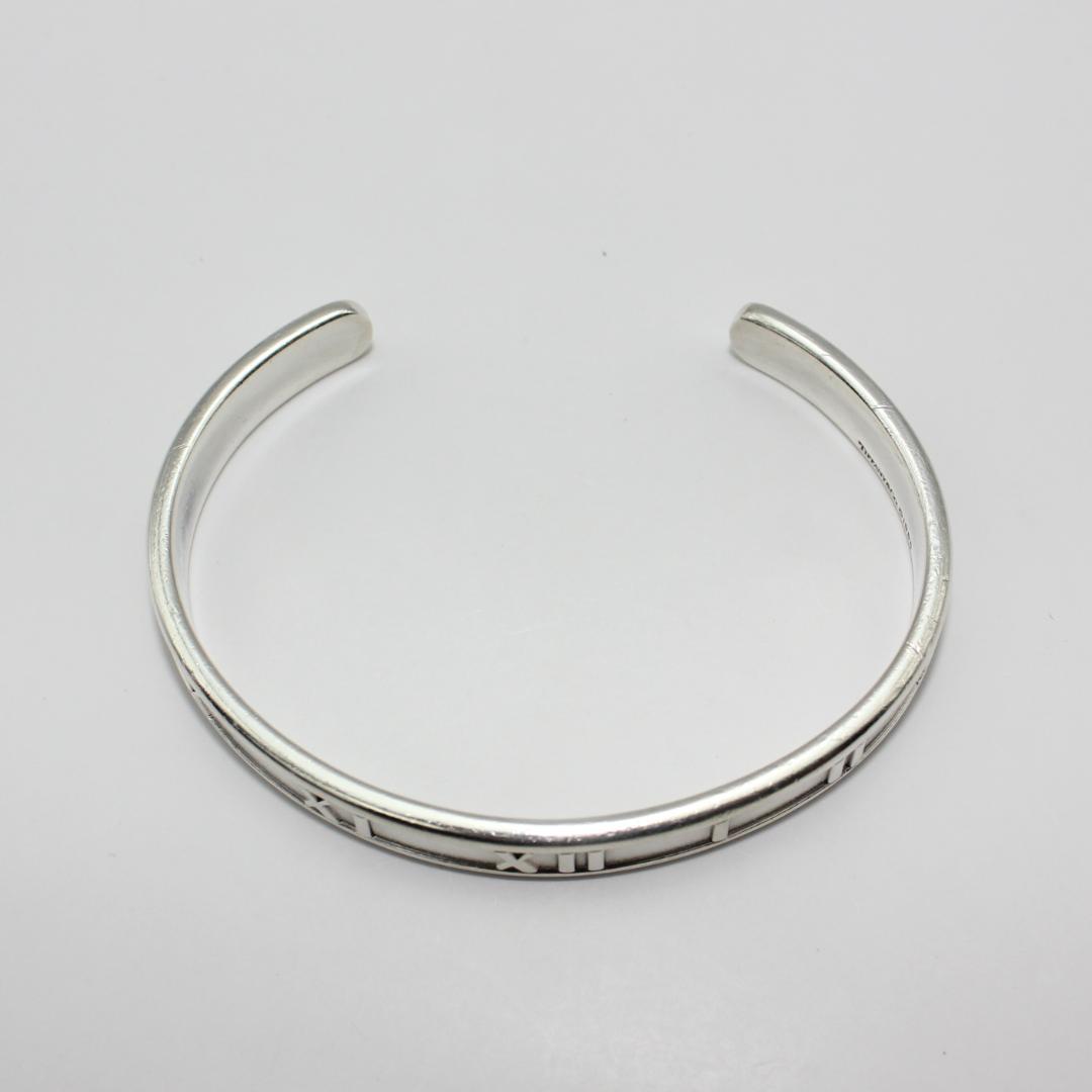 美品 Tiffany&Co. ティファニー アトラス バングル SV925
