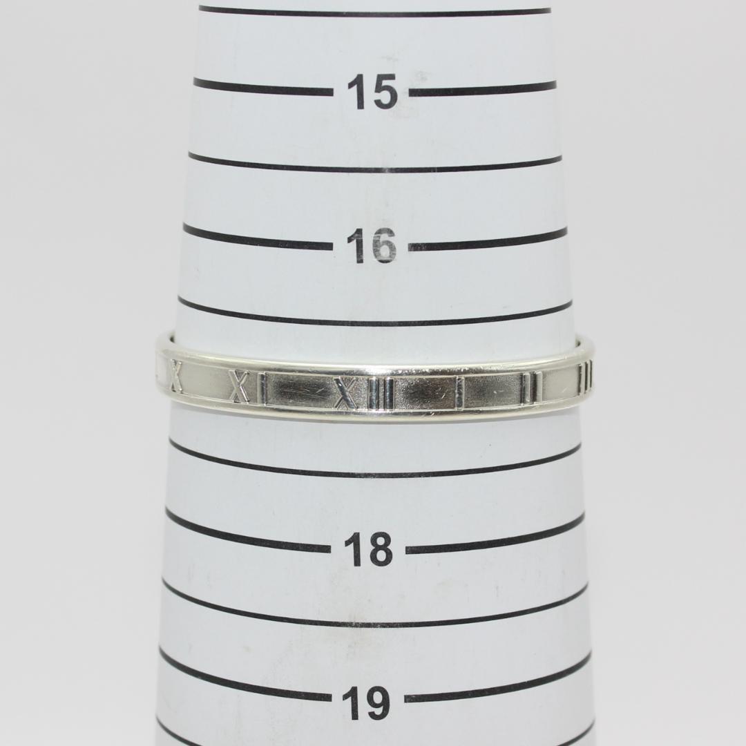 美品 Tiffany&Co. ティファニー アトラス バングル SV925