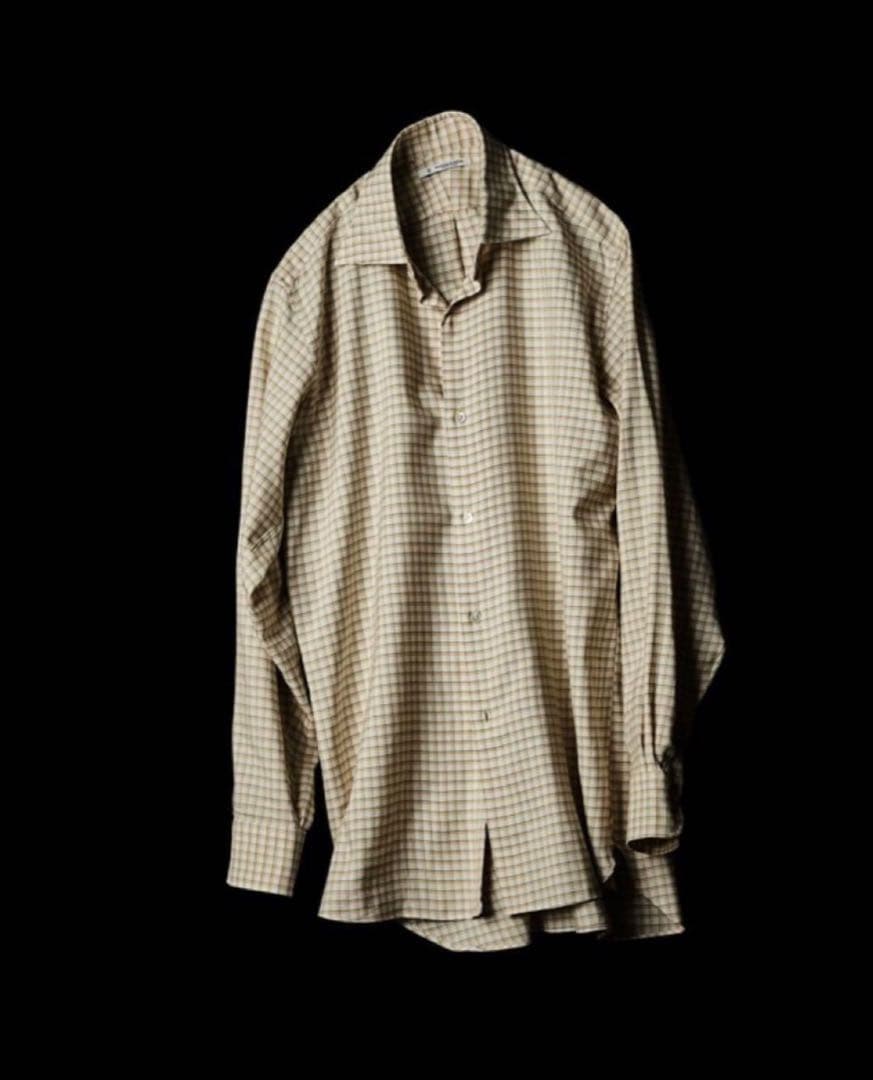 MAATEE&SONS 24SS LIAN C/S CHECK サイズ　3