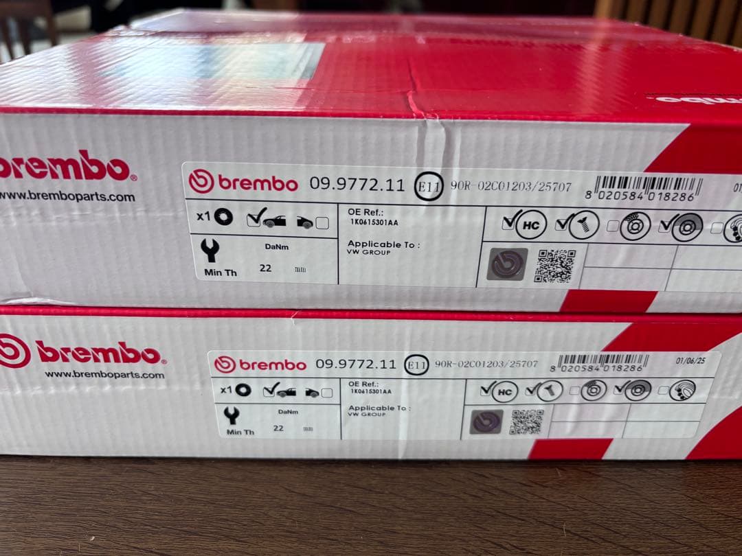 Brembo ディスクローター09.9772.11 AUDI A3