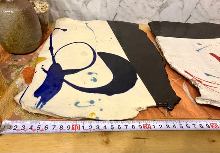 大皿 長角大皿 一尺 二枚