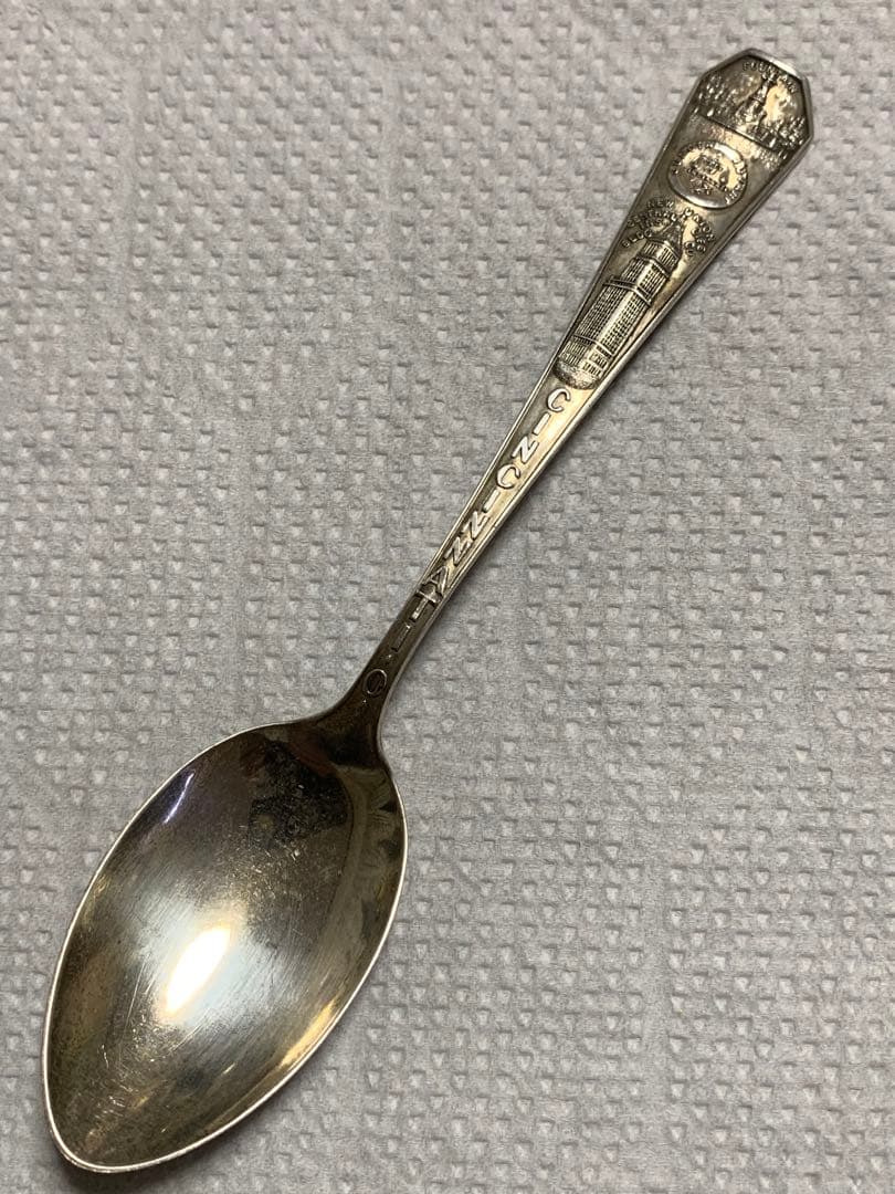 ニューヨークのランドマーク スーベニアスプーン 純銀925 スターリング