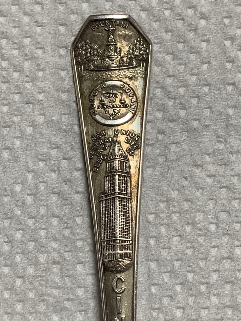 ニューヨークのランドマーク スーベニアスプーン 純銀925 スターリング