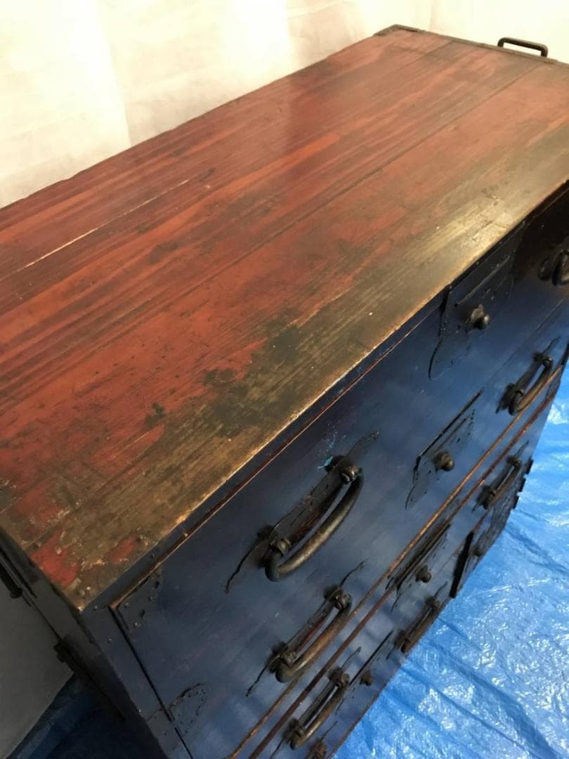 和タンスオールドアンティーク和家具日本家具民芸家具キャビネット木目棚収納棚 横浜