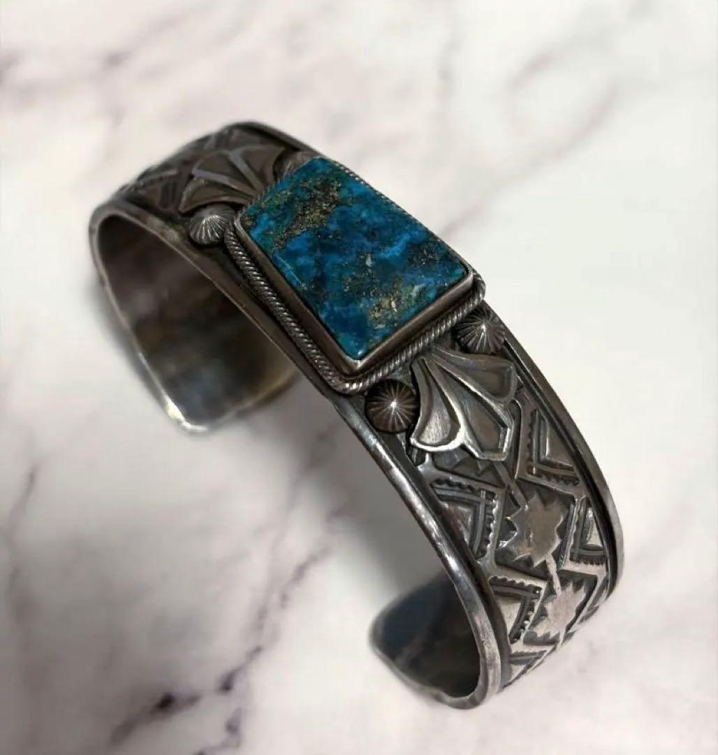 【美品】Navajo Gary Reeves ターコイズ バングル