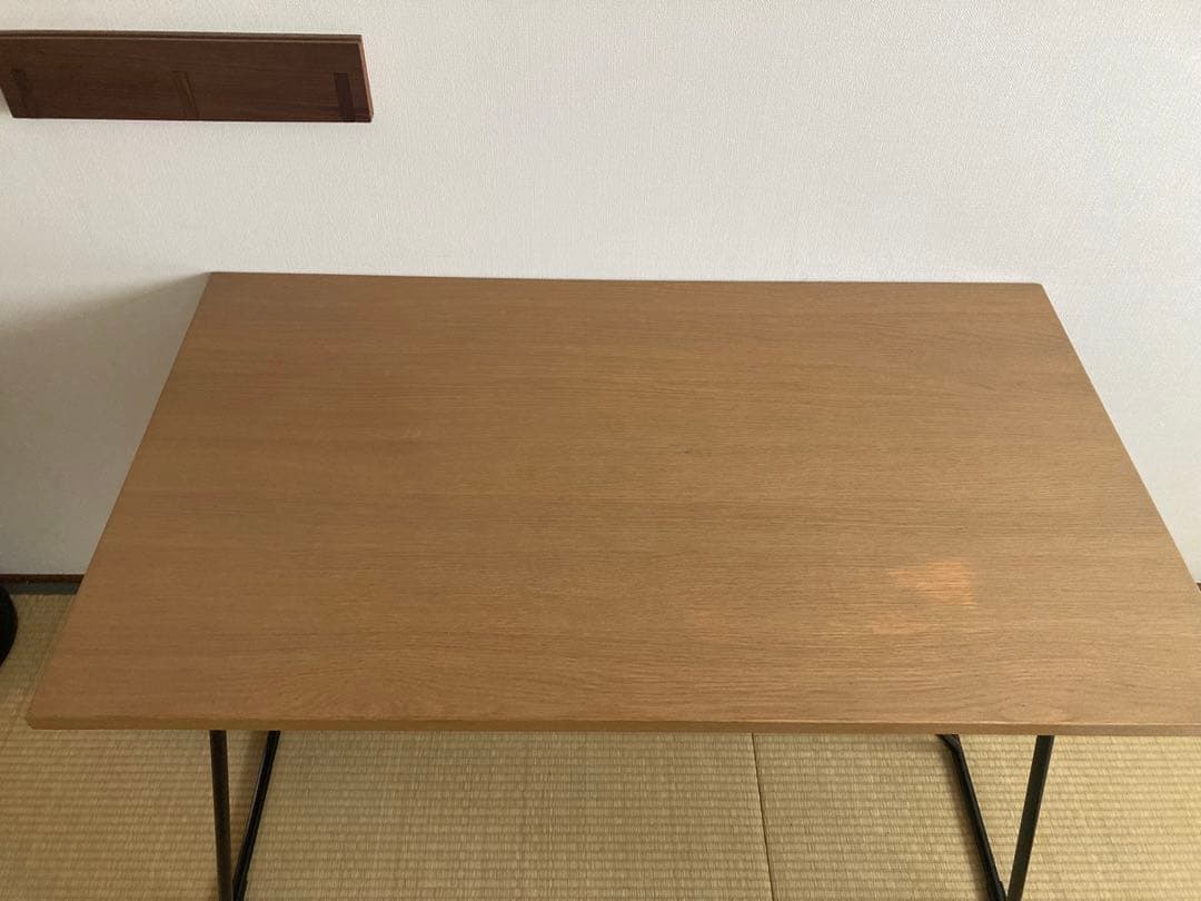 無印良品　折りたたみテーブル　オーク