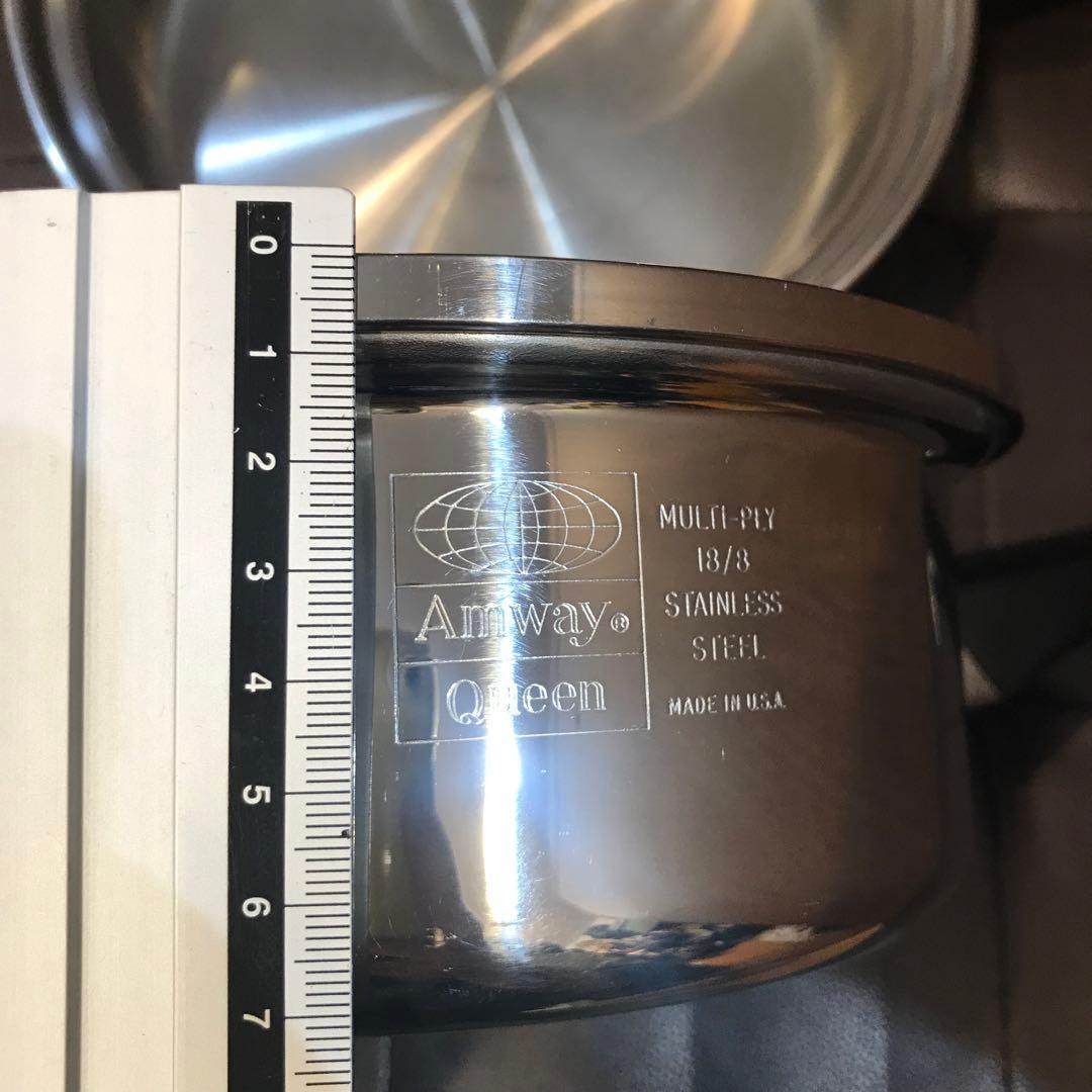 Amway 蓋付き　片手鍋　２個SET