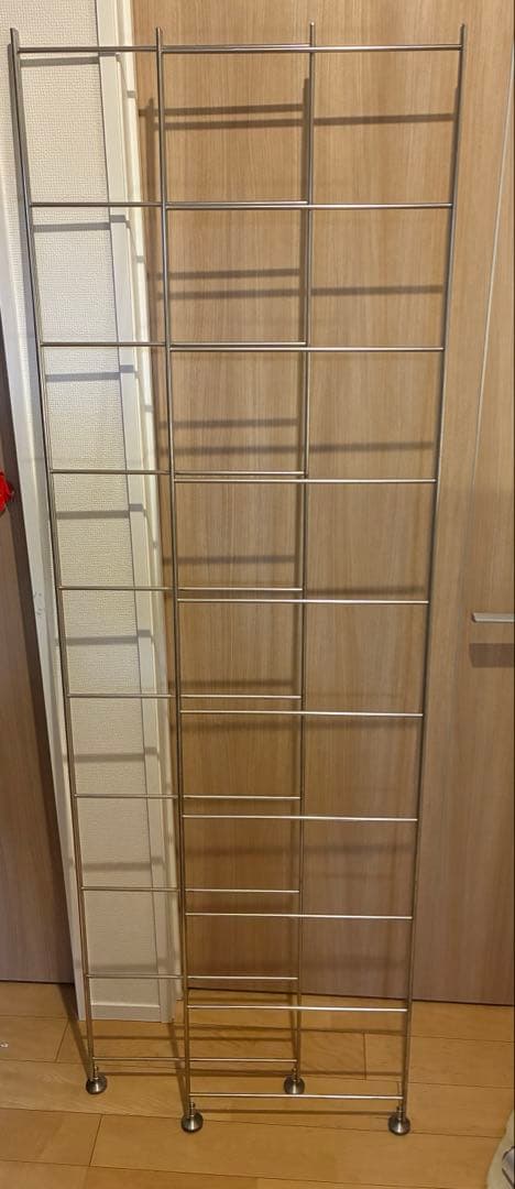 無印良品 ステンレスユニットシェルフ ステンレス追加用帆立 大 2点セット