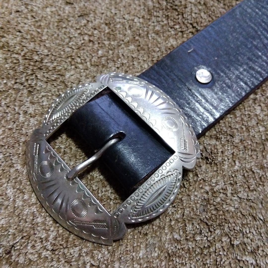 36inch 20周年記念モデル ヴィンテージ バックル レザーベルト