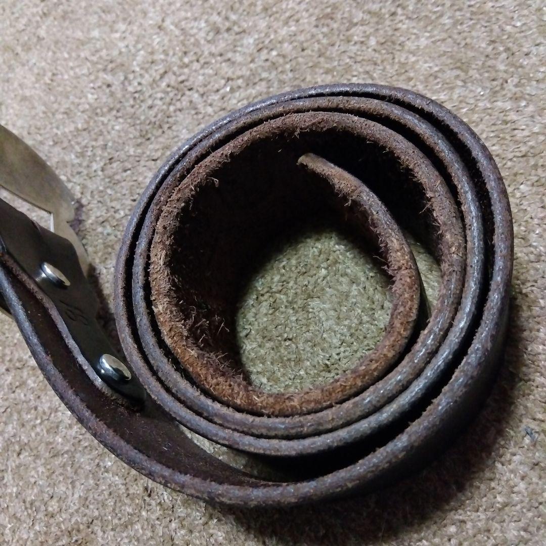 36inch 20周年記念モデル ヴィンテージ バックル レザーベルト