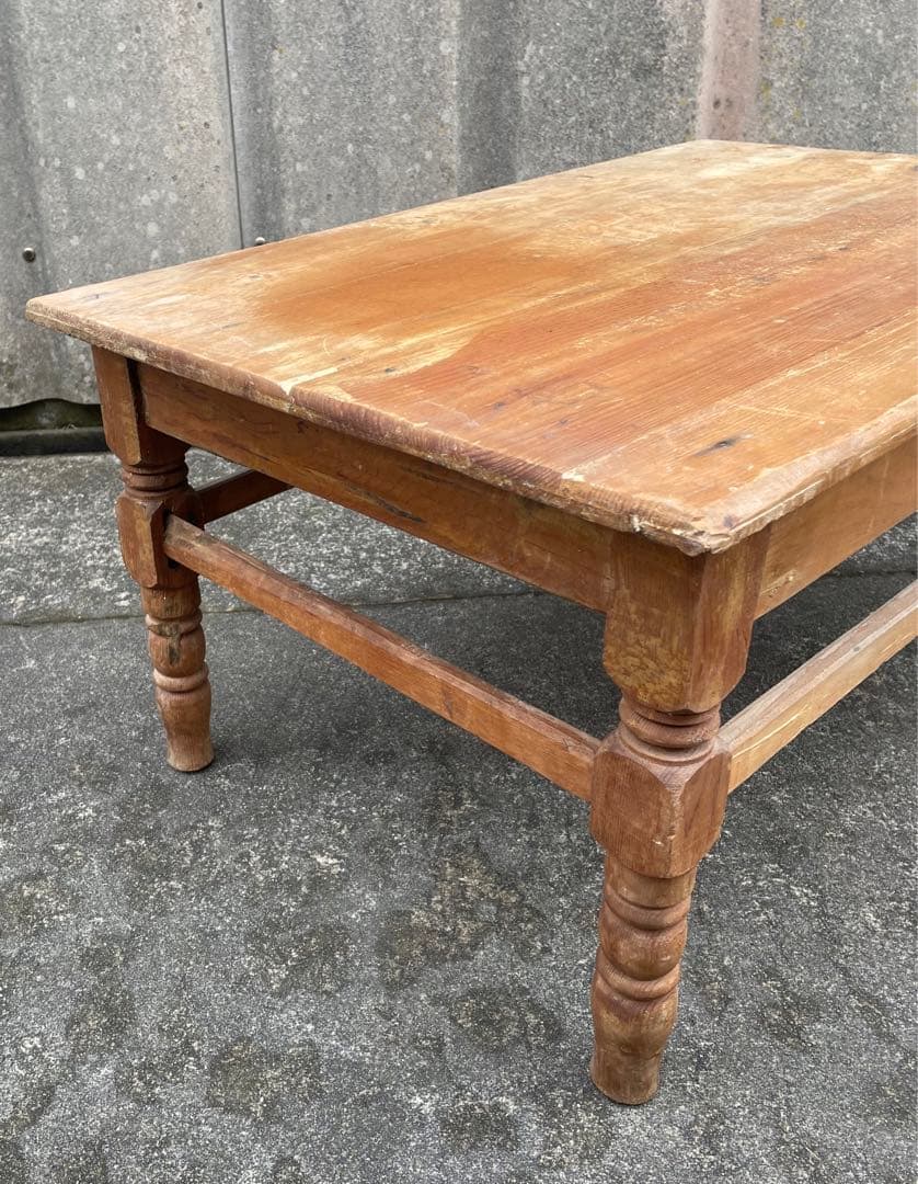 アンティーク/フランス/古材/ローテーブル /センターテーブル/テーブル/机