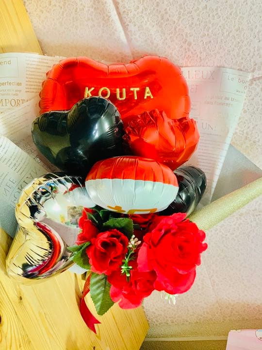 還暦　バルーン　タオル　ケーキ