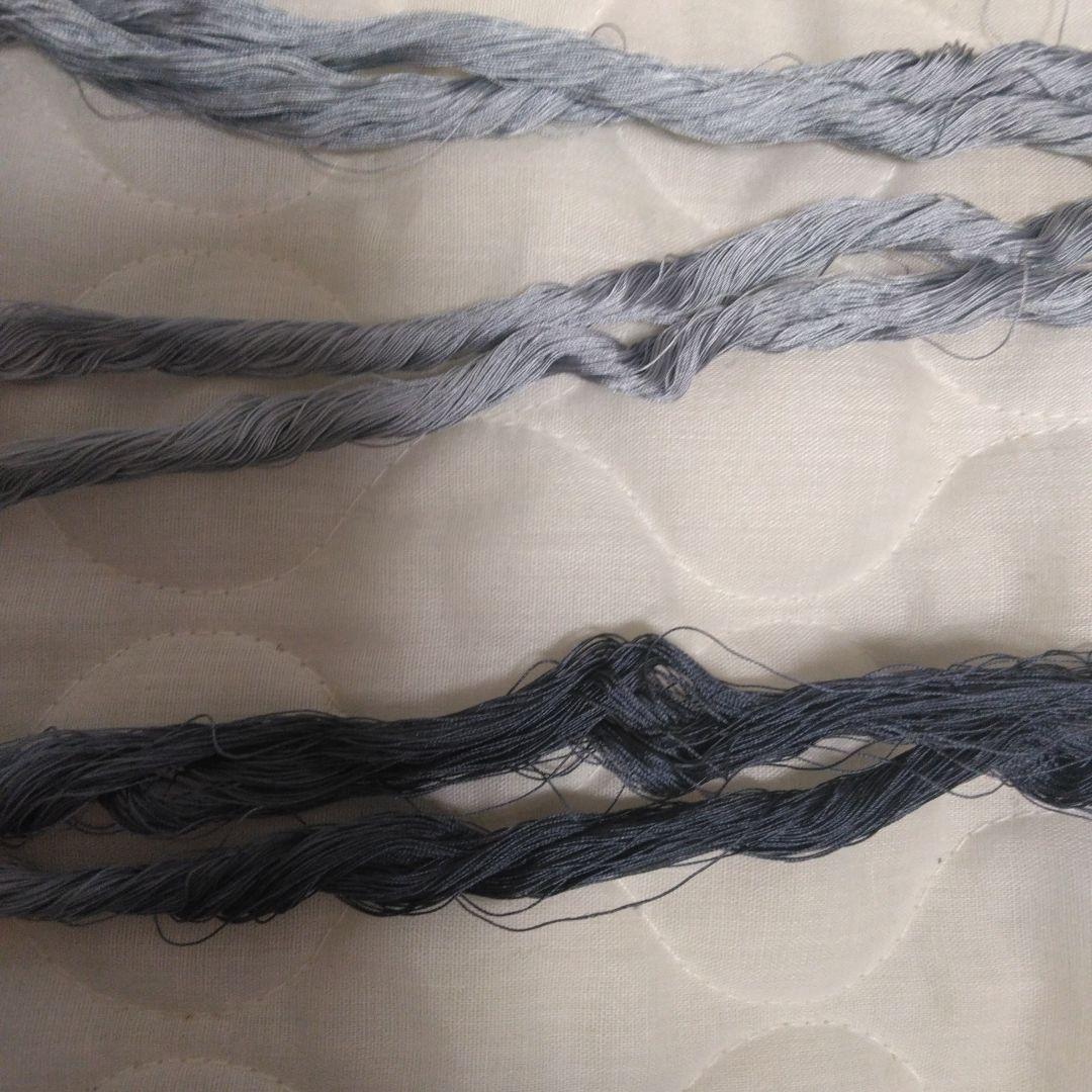 組紐作成用の変わり染め糸　9個