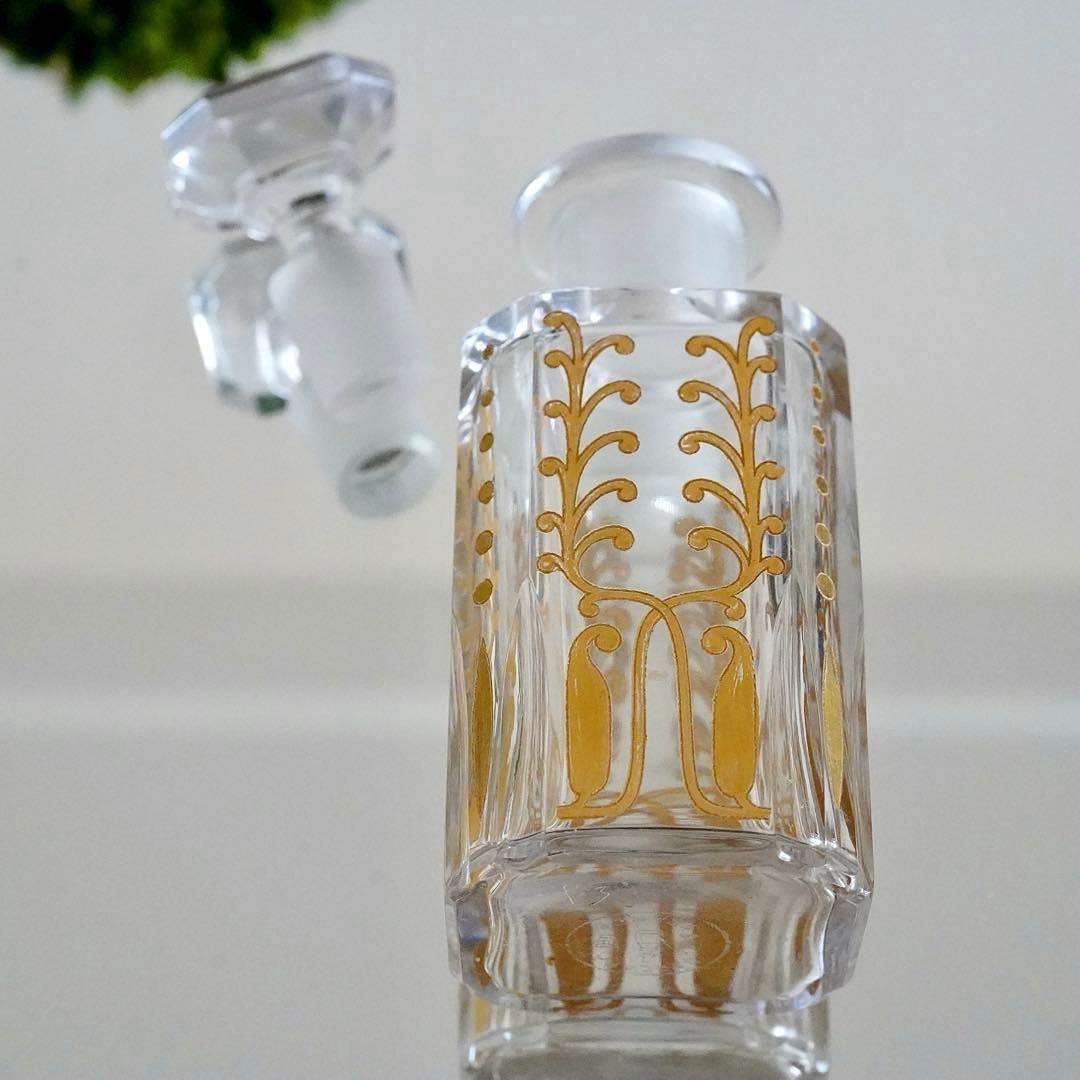24金彩 香水瓶★オールドバカラ BACCARAT Piver★極希少レア★美品
