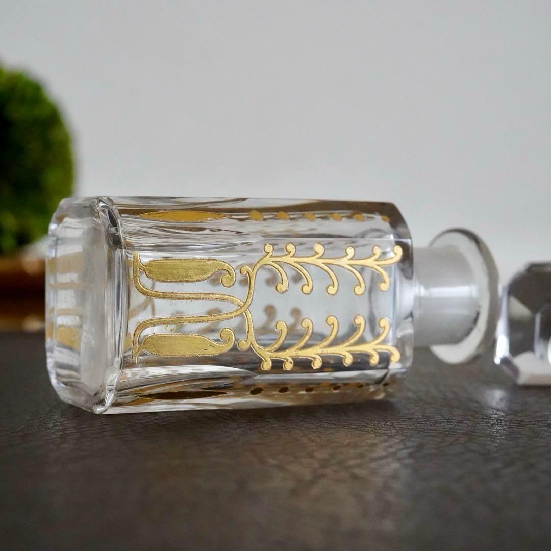 24金彩 香水瓶★オールドバカラ BACCARAT Piver★極希少レア★美品
