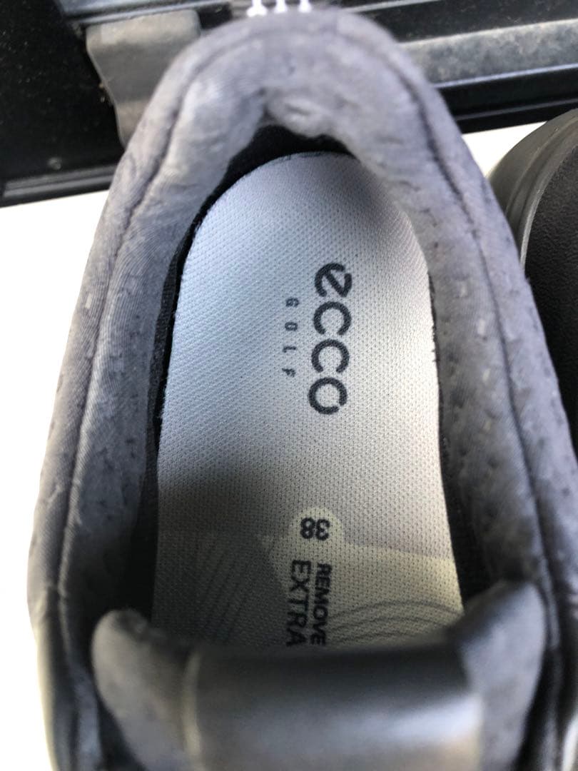 326番超美品ECCO BIOM ゴルフシューズ 38 24.0cmスパイクレス