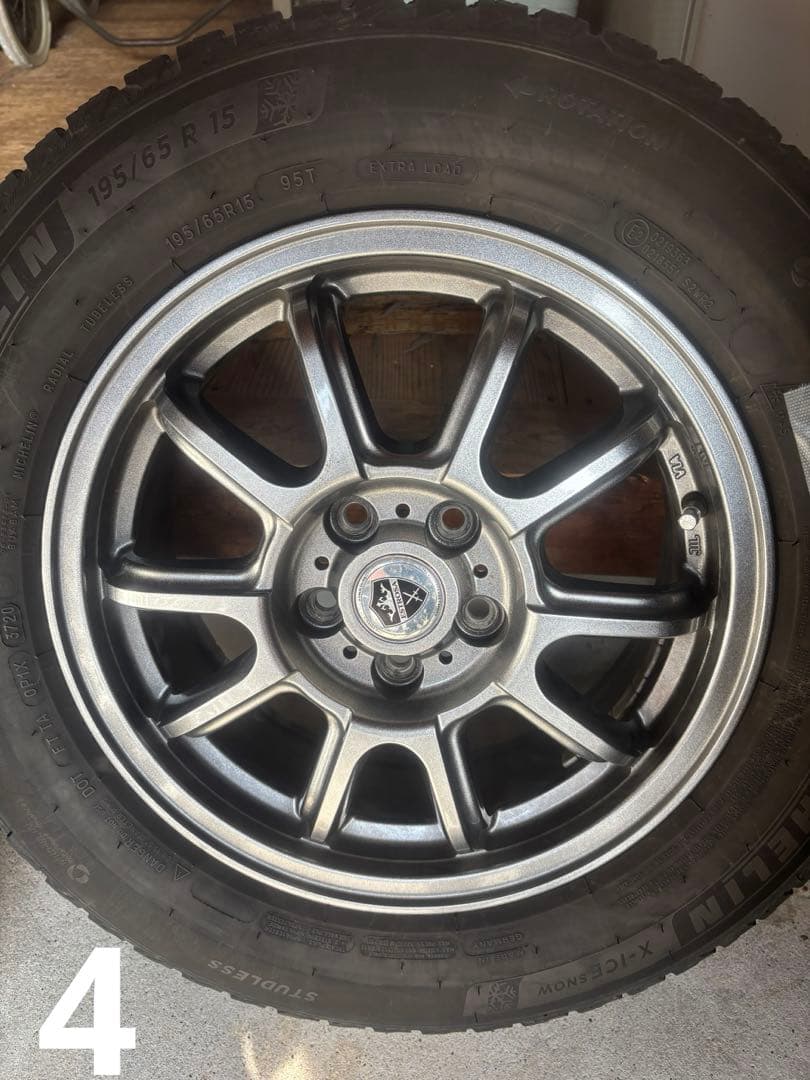 MICHELIN スタッドレスタイヤ 195/65R15 4本セット
