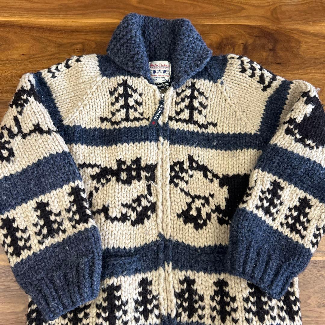 Kanata 可愛いブタ柄Studio Dartisan カウチンニット