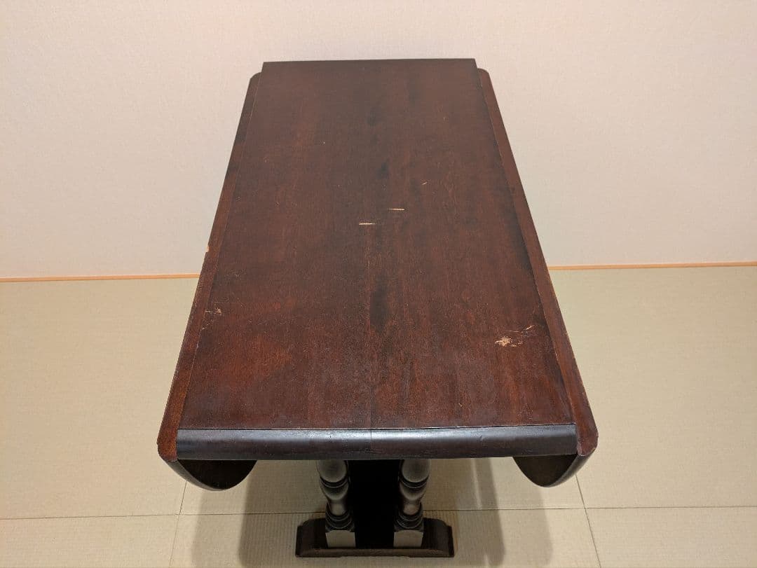 松本民芸家具 バタフライテーブル 折りたたみ式 ダイニングテーブル ※椅子は別売