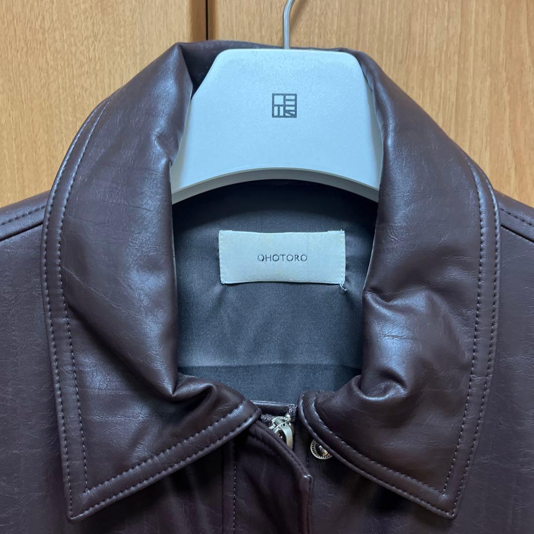 ジャケット・アウター OHOTORO Herley Leather Jacket