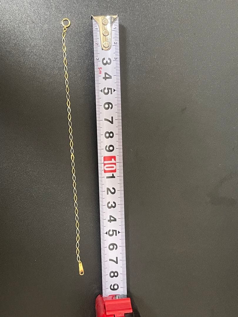 ゴールドK18&pt850 リンクブレスレット