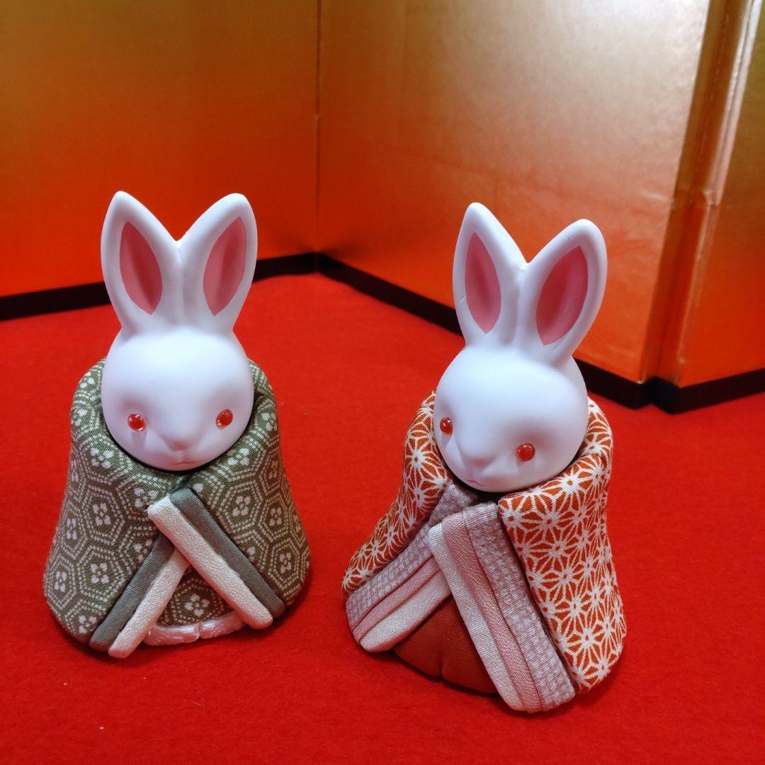 【雛蔵】木目込人形　うさぎ雛