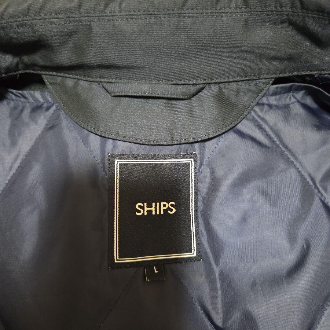 SHIPS ステンカラーコートダウンライナー付き Lサイズ