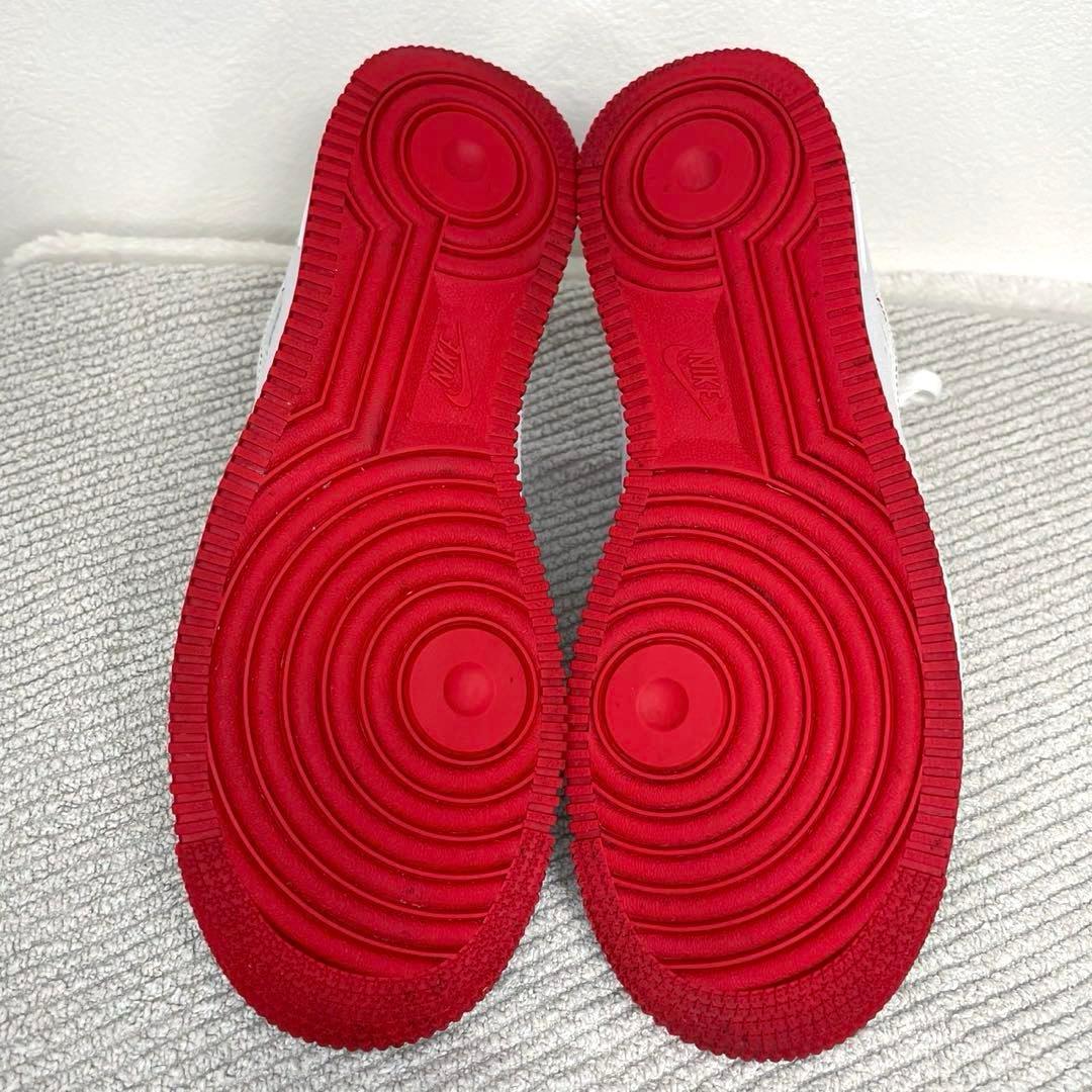 【美品】NIKE エアフォース1 ’07 STITCH Radiant Red