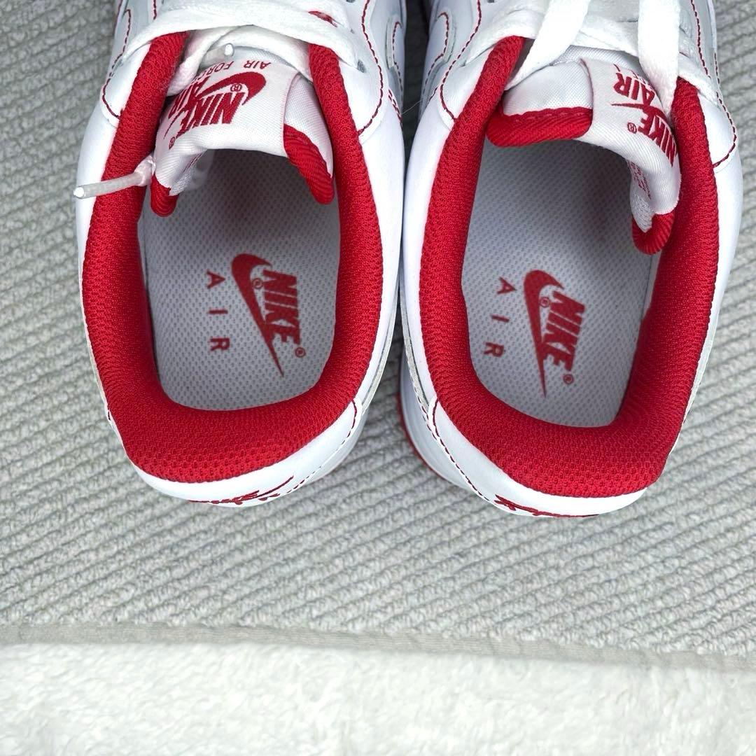 【美品】NIKE エアフォース1 ’07 STITCH Radiant Red