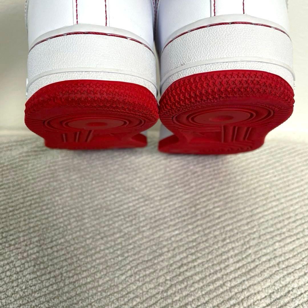 【美品】NIKE エアフォース1 ’07 STITCH Radiant Red