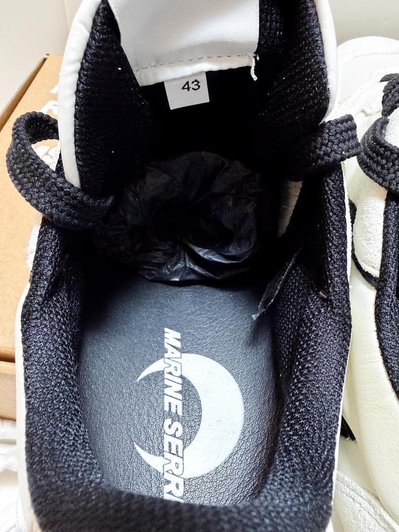 【新品未使用】 MARINE SERRE マリーンセル スニーカー 靴 43