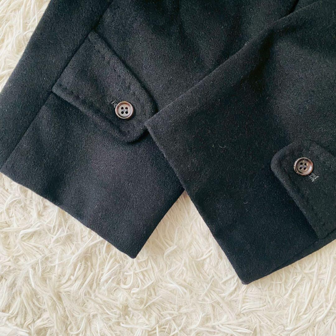 最上級ピュアカシミヤ100%●極美品●マキシ丈 Aラインバルマカーンコート XL