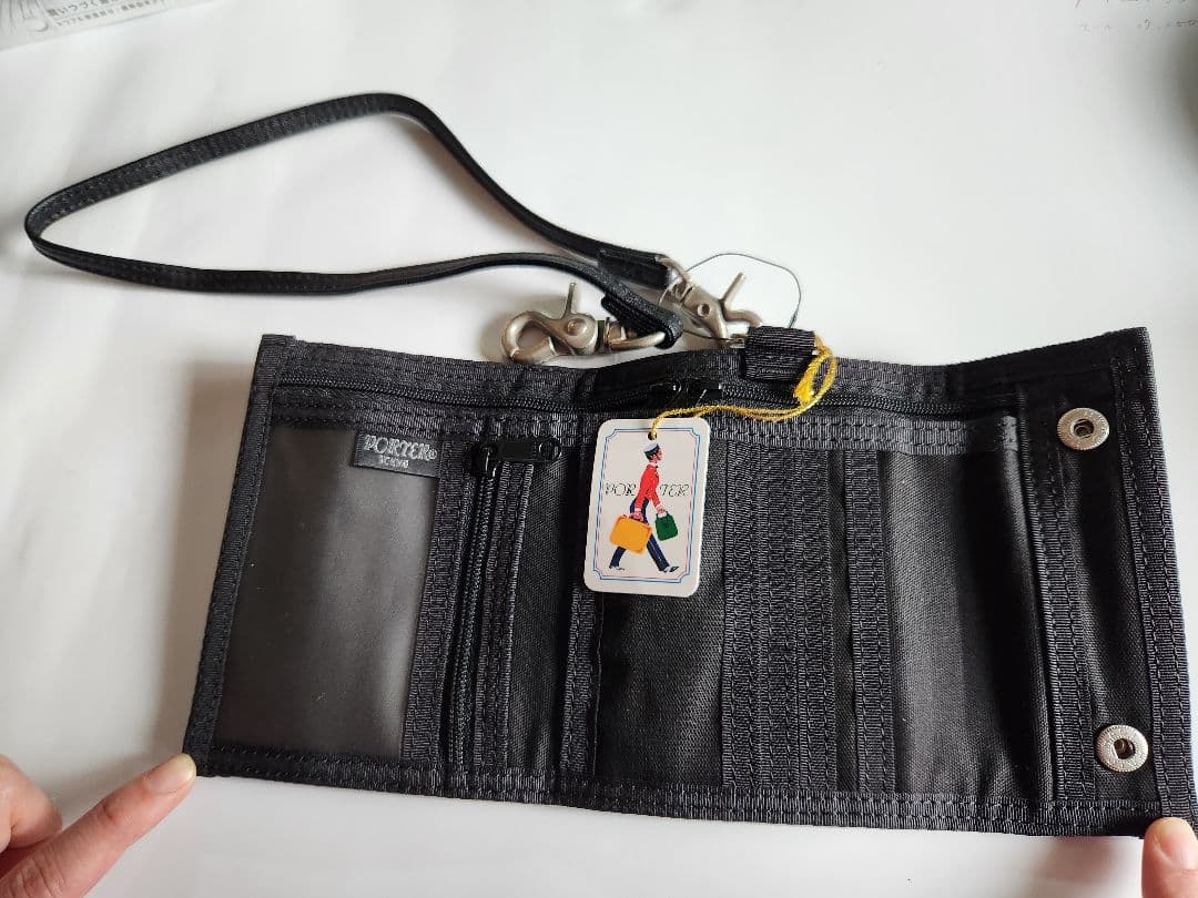 PORTER 三つ折り財布 ブラック 日本製新品未使用