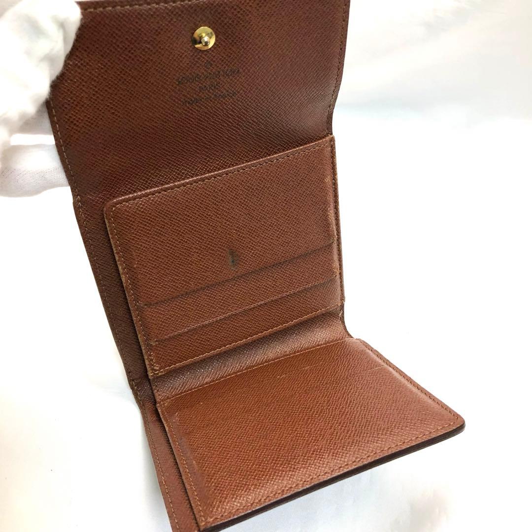 LOUIS VUITTON ヴィトン　モノグラム　三つ折り　財布