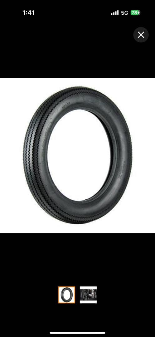 オンロードバイクタイヤ トレッドパターン