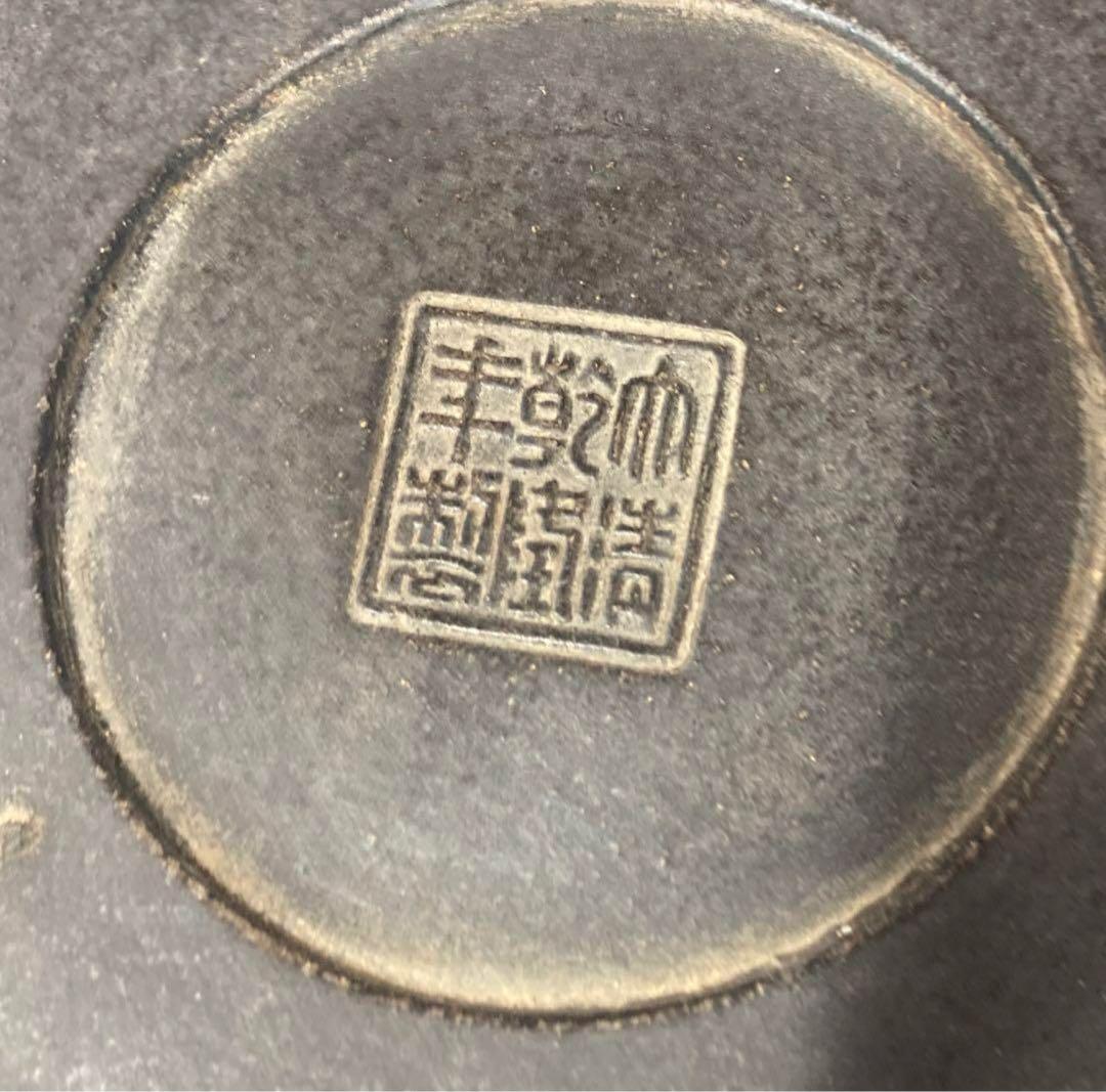 中国清時代紫砂筆筒 中国美術 大清乾隆年製 筒高さ17.6cm虎の区