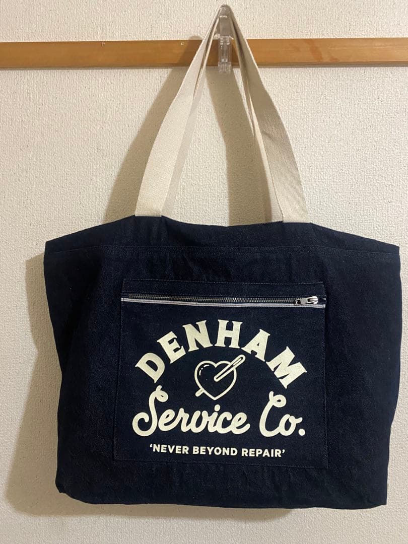 未使用2025今期新作DENHAMTOTEBAGRINSEネイビー完売品デンハム