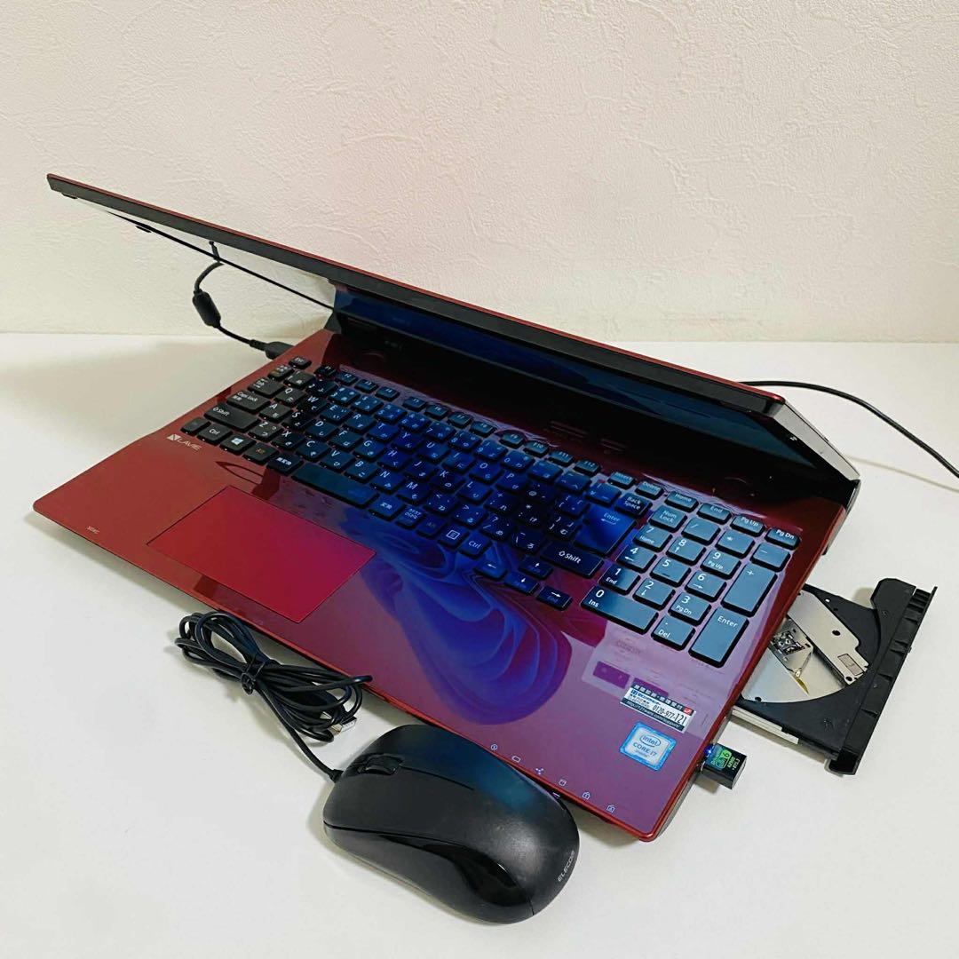 Y28 NECノートパソコン i7メモリ8G高速 Windows11オフィス付き