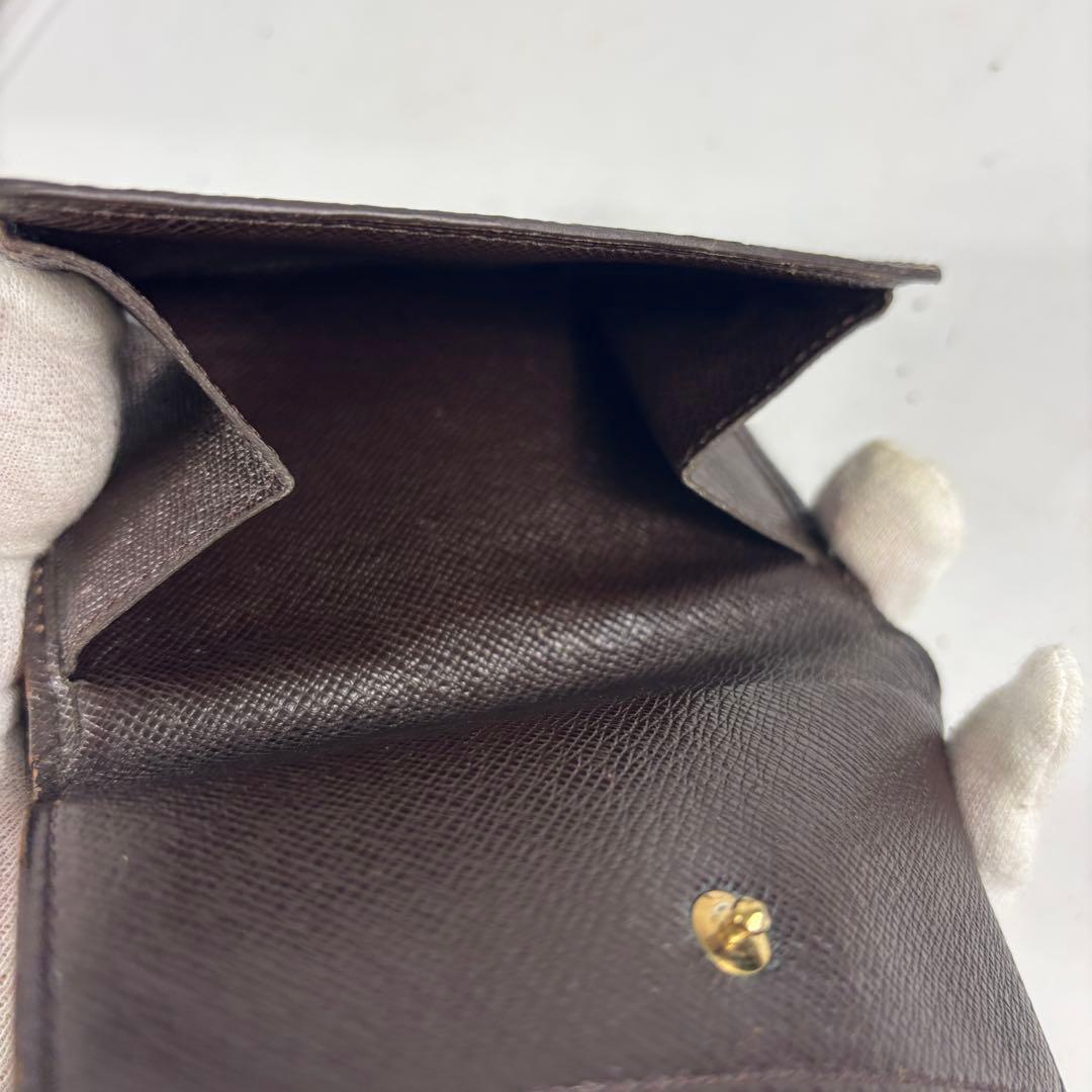 ルイヴィトン ダミエ ポルトモネ ビエ カルトクレディ Wホック 折り財布