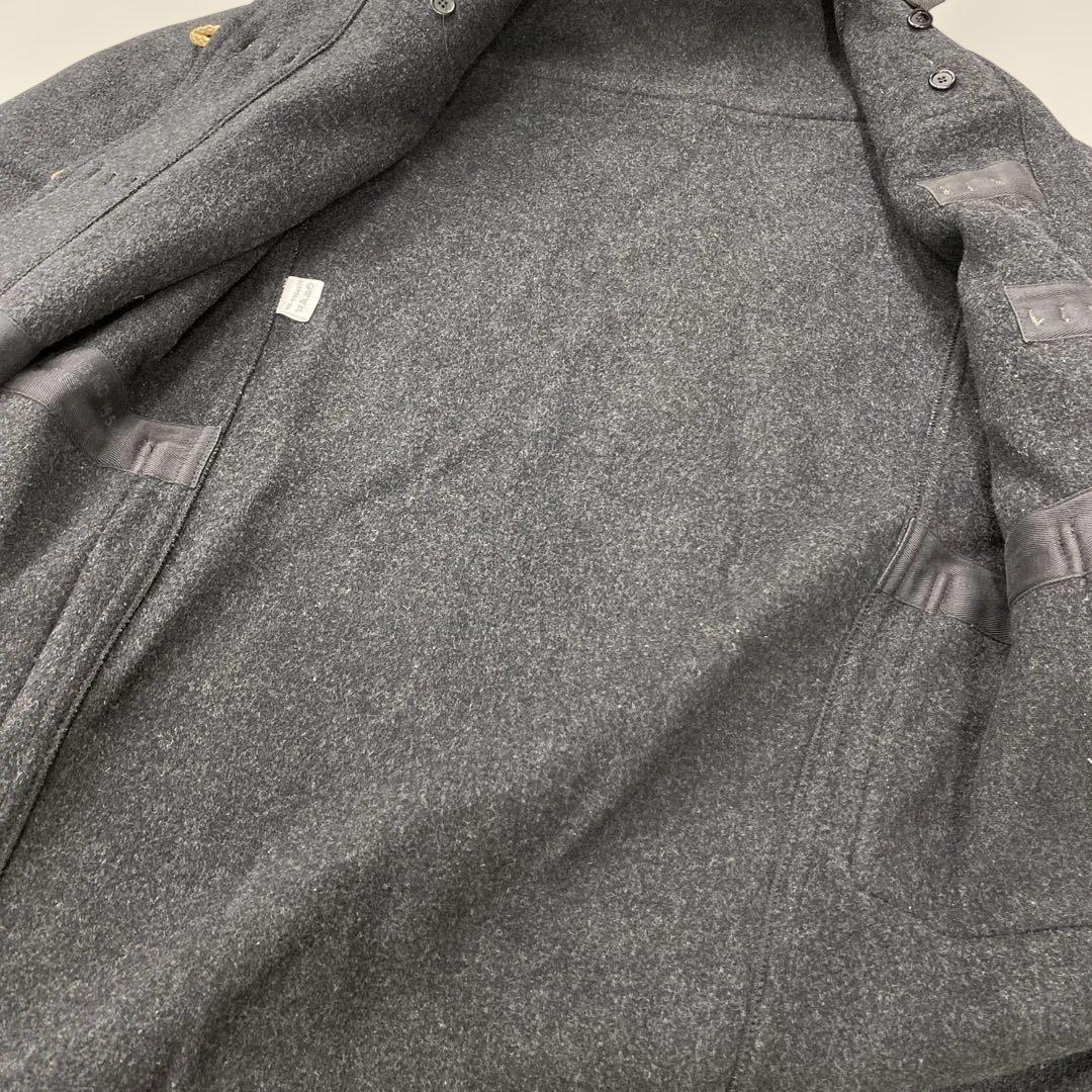 N305◯ 美品 マーガレットハウエル ダッフルコート ロング ダークグレー