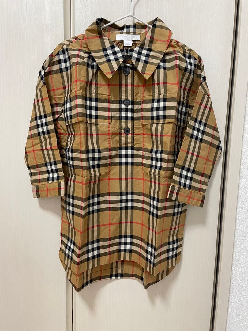 Burberry チュニックワンピース4y =110㎝