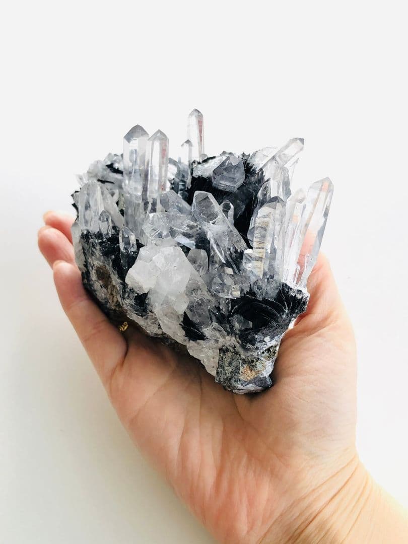 希少！アイアンローズ（ヘマタイト）の水晶共生クラスター