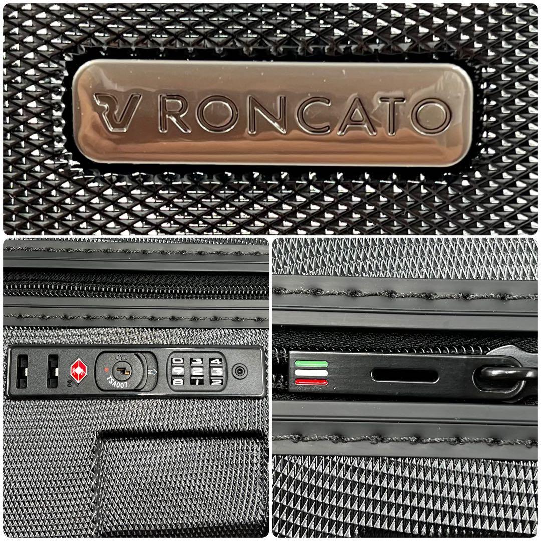 【良品】RONCATO ロンカートキャリーケース 60L 四輪 ブラック 大容量
