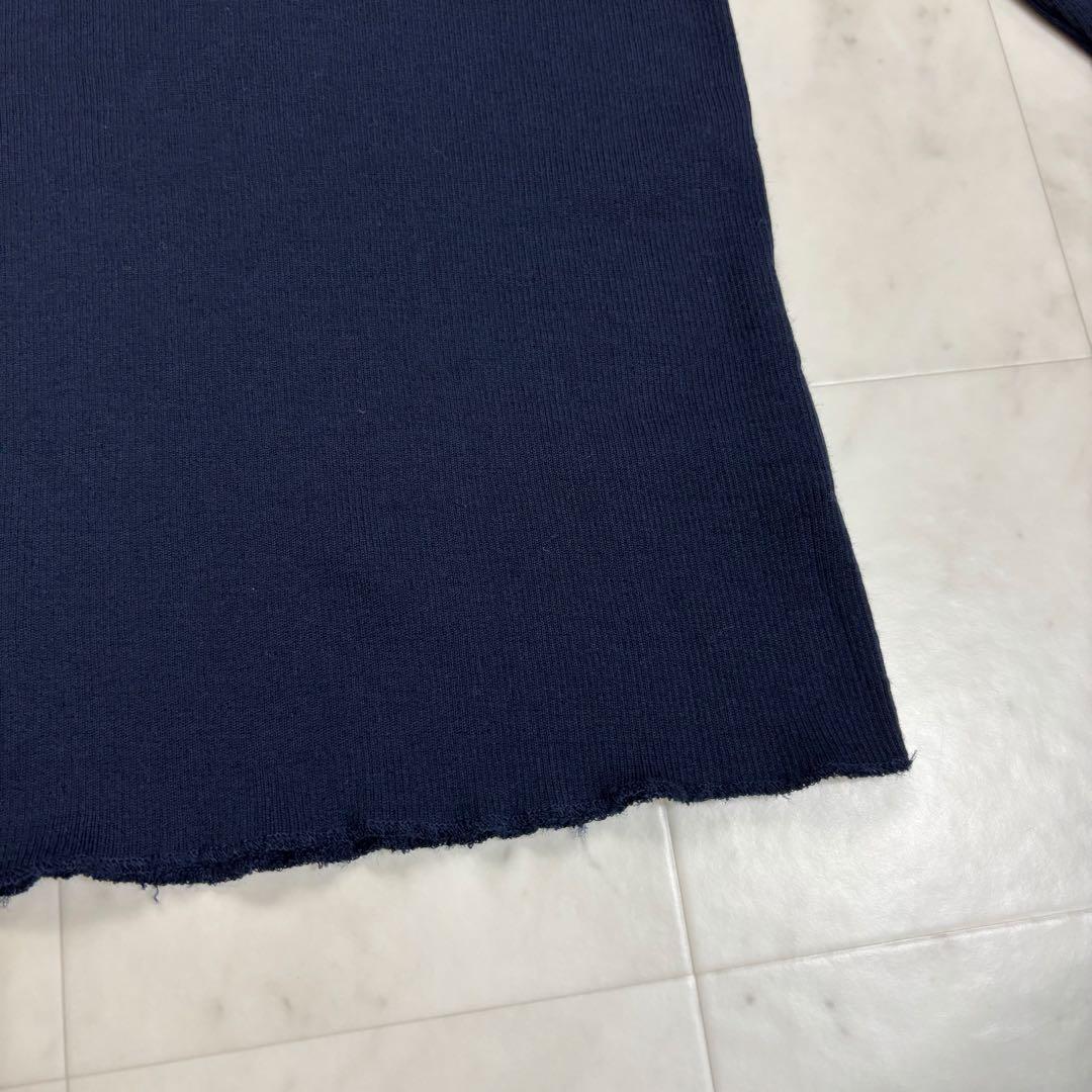 AUA です★美品★23AW rib タートルニット ウール